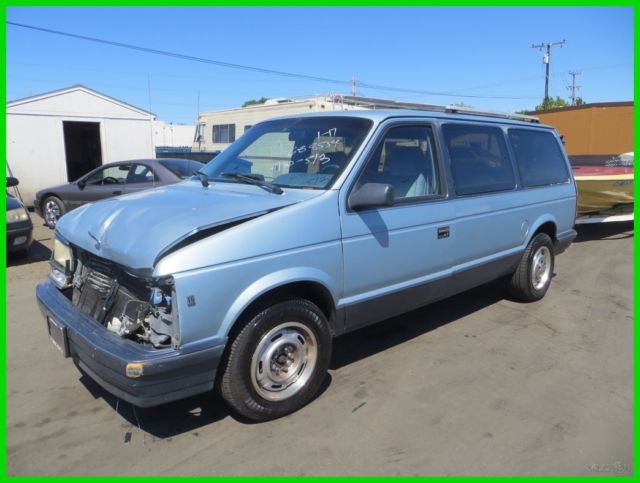 1989 Dodge Grand Caravan LE Used 3L V6 12V Automatic NO RESERVE 1989 Dodge Grand Caravan LE