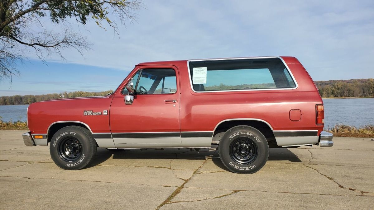 1989 Dodge Ram Charger AD100 1989 Dodge Ram Charger AD100