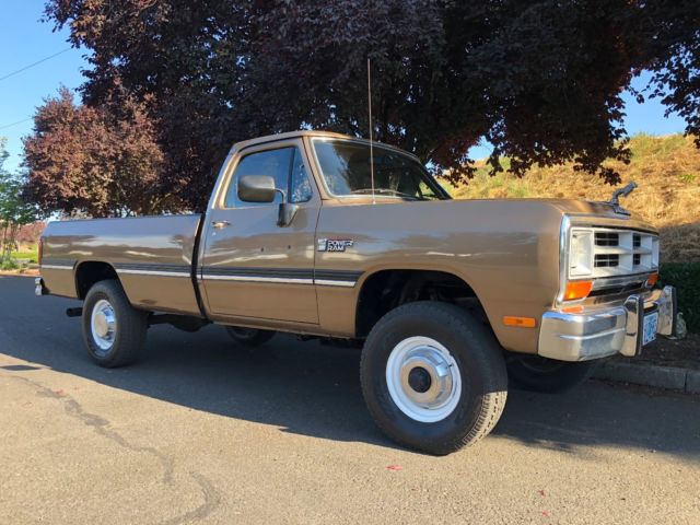 1989 dodge ram cummins 2500 4X4 turbo diesel 1989 Dodge Ram 2500