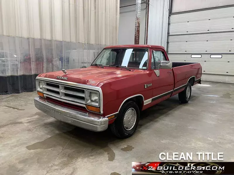1989 Dodge Ram D-100 Salvage, Rebuilder, Repairable 110890 1989 Dodge Ram D-100