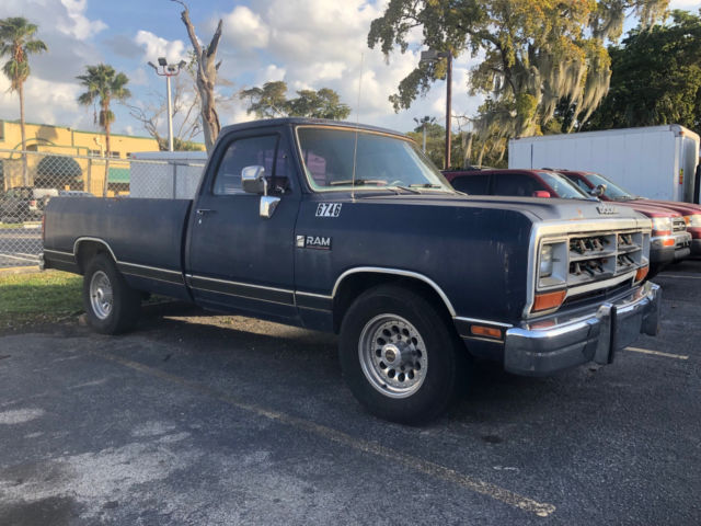 1989 Dodge Ram D250 1st Gen 12v Cummins Diesel Powered Pickup Truck 1989 Dodge Other Pickups
