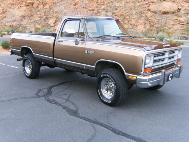 1989 Dodge Ram LE 1st. Gen. Cummins 12 Valve Diesel 4x4 350, LOW MILES< NICE! 1989 Dodge Other Pickups Ram Long Bed Pickup 4X4 Cummings Turbo Diesel