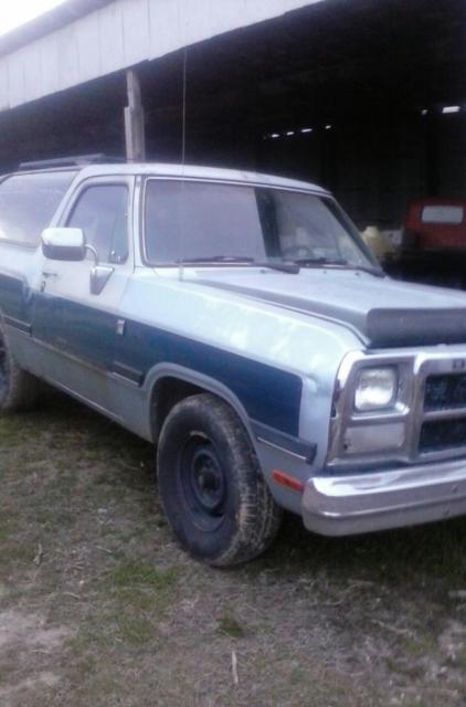 1989 dodge ramcharger 1989 Dodge Ramcharger