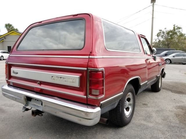 1989 Dodge Ramcharger 150 V8 RARE 2 DOOR FLORIDA NO RESERVE! - photo 5