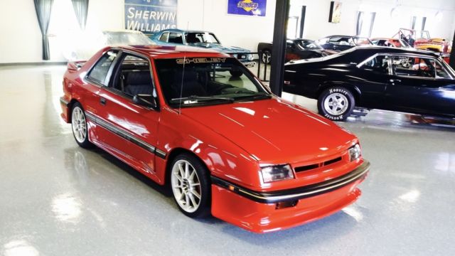 1989 DODGE SHELBY CSX – ORIGINAL VNT CAR #377 - 5 SPEED MANUAL - RESTORED 1989 Dodge Shadow SHELBY TURBO