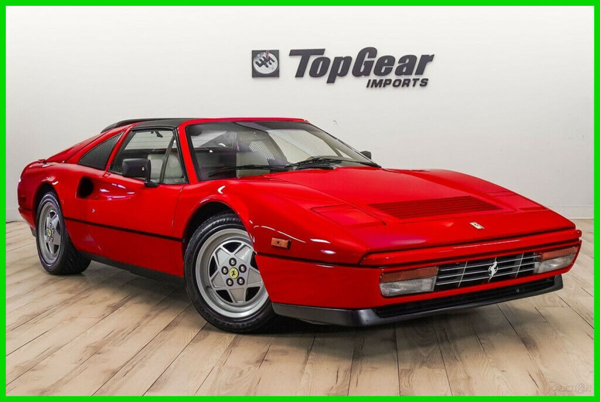 1989 Ferrari 328GTS All Books, Tools 2-Owner Car 1989 Ferrari 328 1989 Ferrari 328GTS Rosso Corsa over Crema Leather