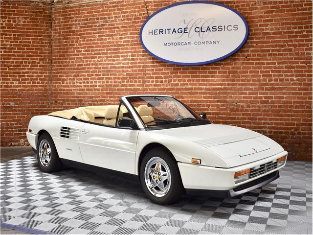 1989 Ferrari Mondial, Bianco Avus White with 20300 Miles available now! 1989 Ferrari Mondial Cabriolet