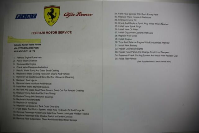 1989 Ferrari Testarossa - photo 11