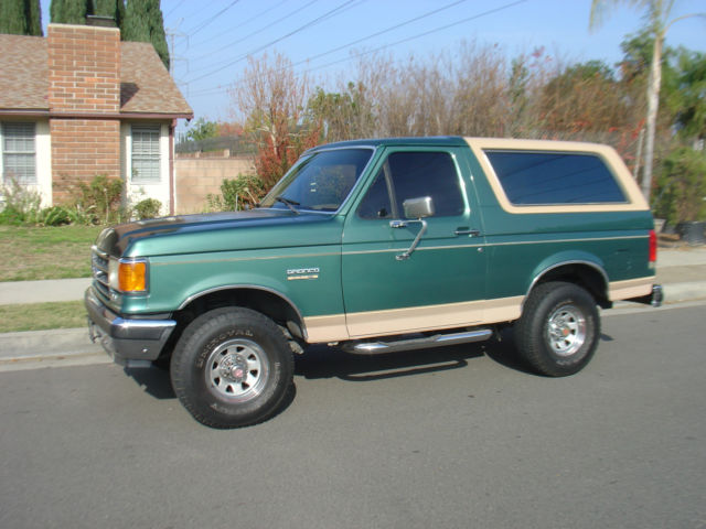 1989 Ford Bronco Eddie Bauer 1988 1987 1990 1991 1993 1994 1995 1996 1989 Ford Bronco Eddie Bauer