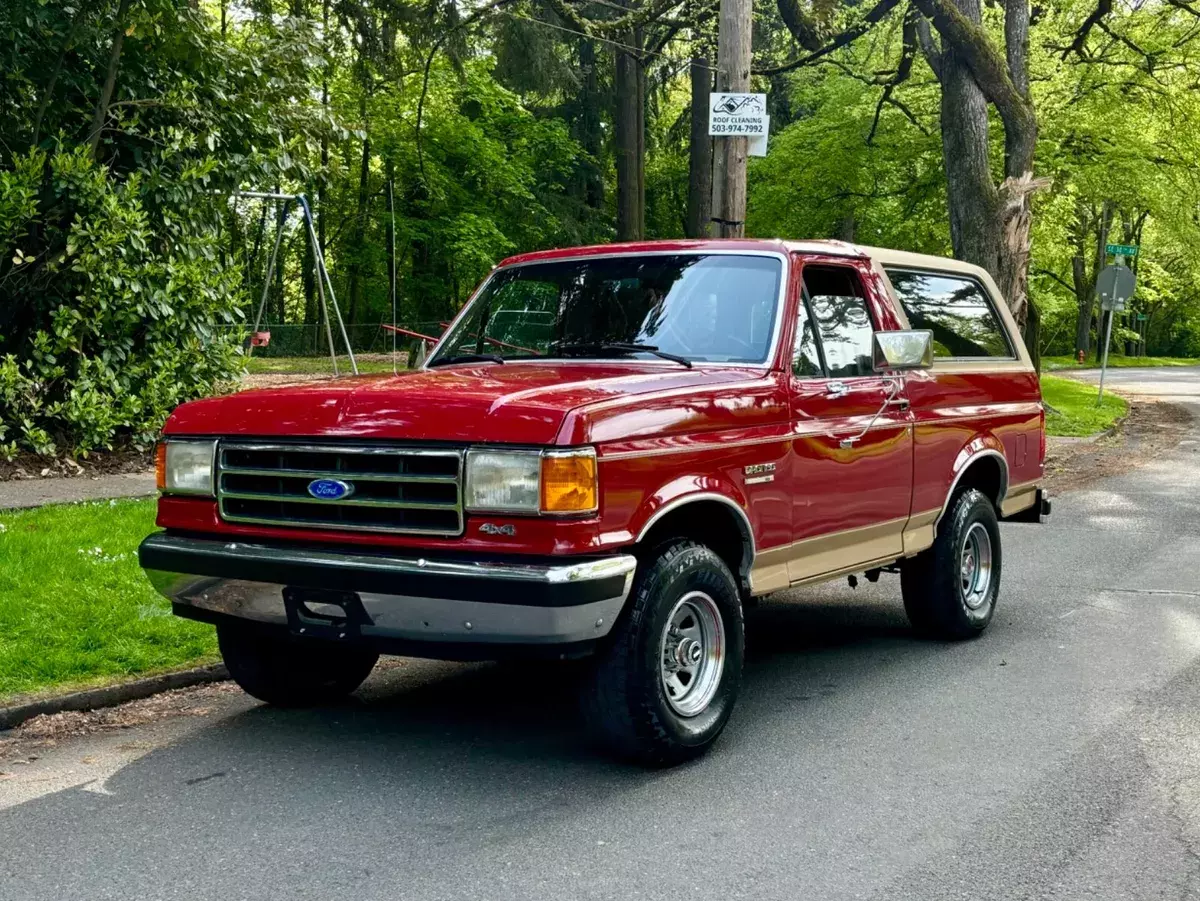 1989 FORD BRONCO EDDIE BAUER 4X4 2DR SUV 5.8L 351 EFI V8 ENG ONLY 61K ORIG MILES 1989 Ford Bronco EDDIE BAUER 4X4 5.8L V8