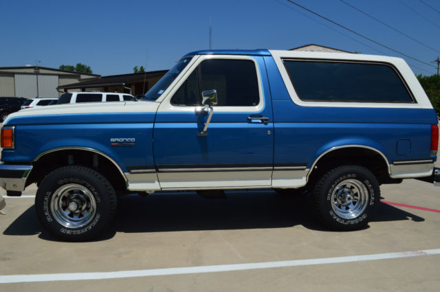 1989 Ford Bronco XLT 4x4 5.8 L EFI 1989 Ford Bronco