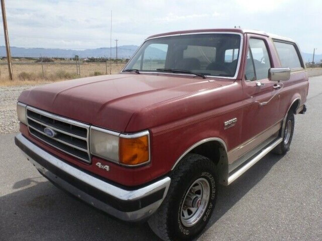1989 FORD BRONCO XLT EDDIE BAUR TOTALLY ORIGINAL UNIT ALL POWER OPTIONS NO RUST 1989 Ford Bronco