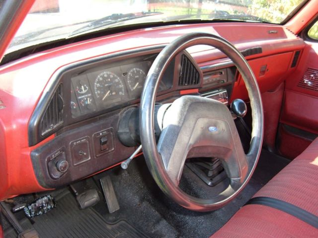 1990 Ford F-150 red - photo 7