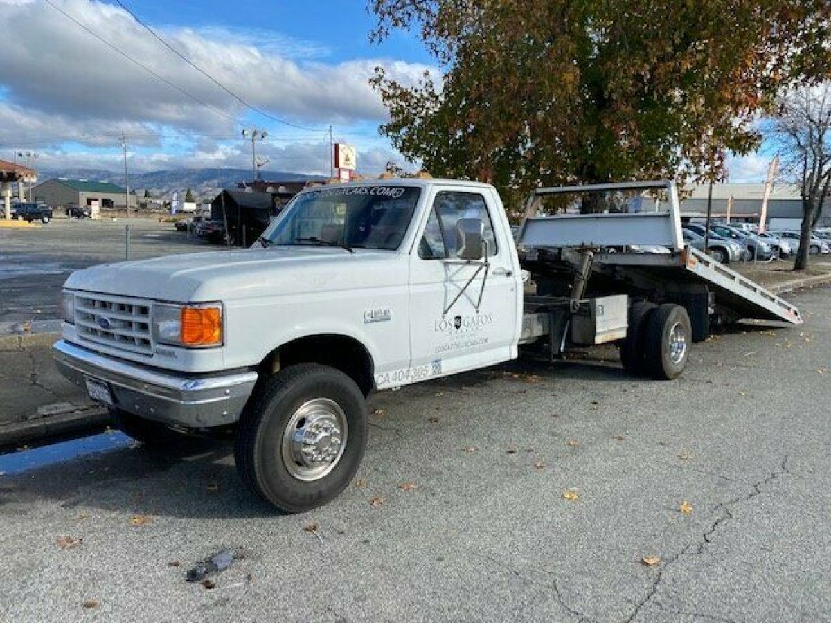 1989 Ford F-450 Slideback Car Hauler