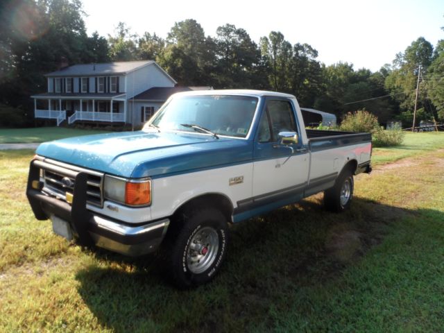 1989 Ford F150 XLT Lariat 4 Wheel Drive Manual Transmission 1989 Ford F-150 XLT