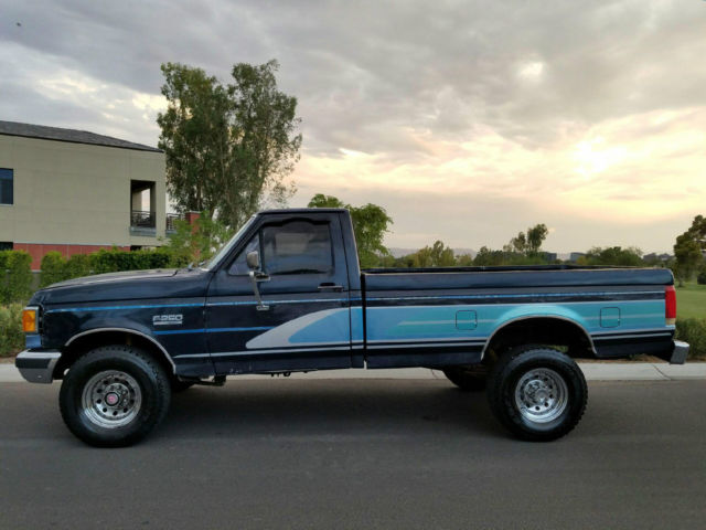 1989 Ford F-250 XLT LARIAT 4X4 RUST FREE AZ TRUCK 5.8 EFI 351 V8 - photo 5