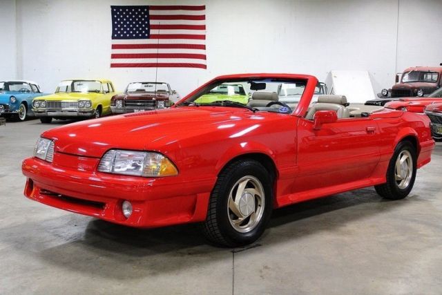 1989 Ford Mustang Convertible 72574 Miles Red Convertible 5.0 Liter V8 4 Speed A 1989 Ford Mustang Convertible