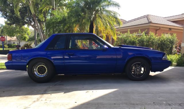 1989 FORD MUSTANG FOXBODY NOTCHBODY COUPE STREET/RACE CAR 1989 Ford Mustang