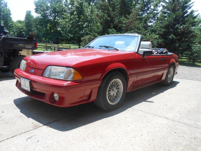 1989 ford mustang gt 5.0l convertible only 52,000 miles!!!!!!!!! 1989 Ford Mustang gt 25th