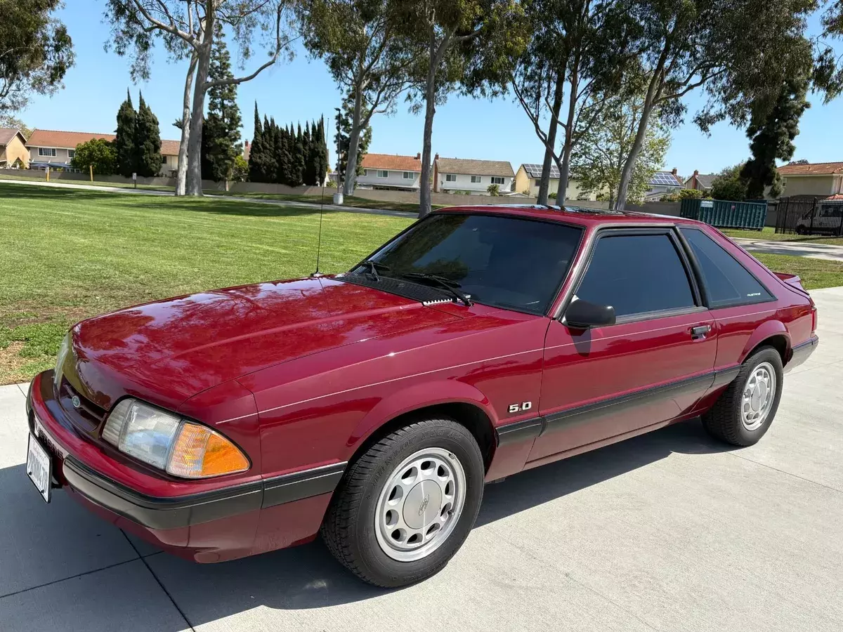 1989 Ford Mustang LX 5.0 Sunroof Time Capsule Original 75k Low Mileage No Reserv 1989 Ford Mustang