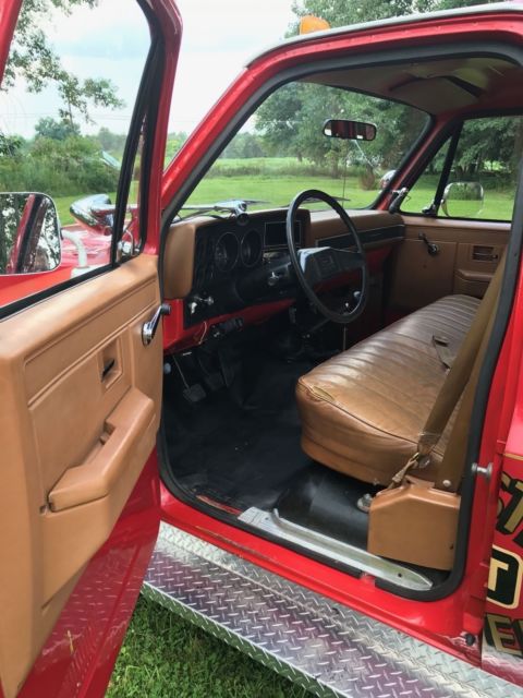 1989 GMC Sierra 3500 SLE 454 4x4 4spd Crew Cab 14,386 Miles Fire Truck - photo 5