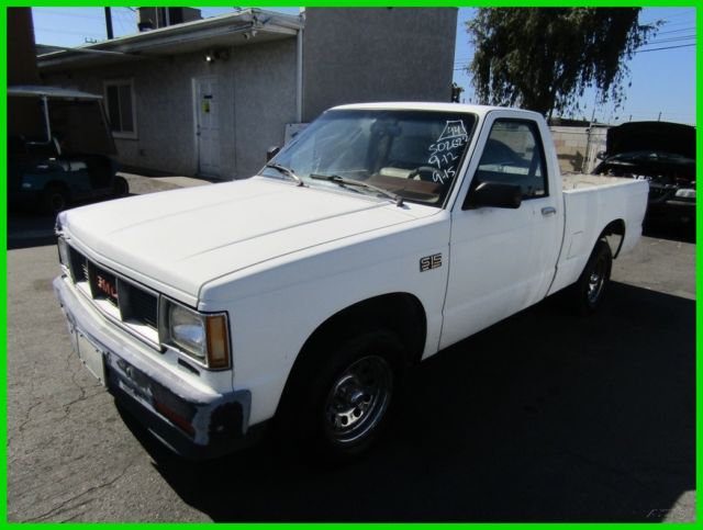 1989 GMC S-15 Used 2.5L I4 8V Manual NO RESERVE 1989 GMC S-15