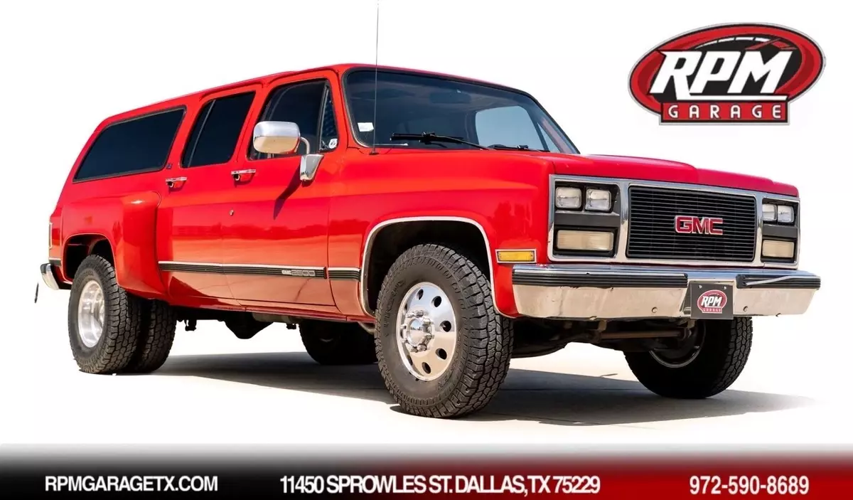 1989 GMC Suburban SLE Restored Rare Dually with a 7.4L V-8 engine 15162 Miles Re 1989 GMC Suburban SLE Restored Rare Dually with a 7.4L V-8 engine