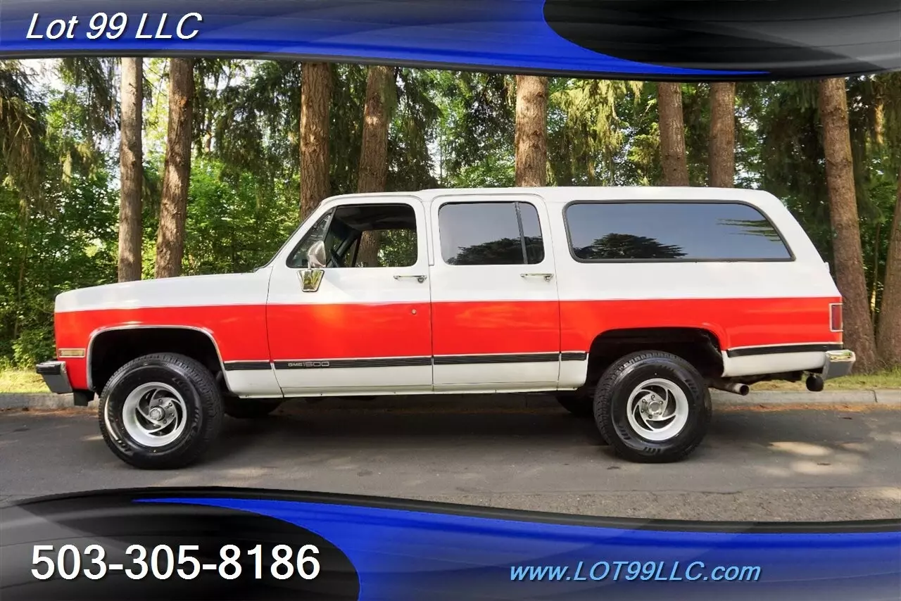 1989 GMC Suburban V1500 4dr 4X4 V8 Auto Barn DOORS New Tires