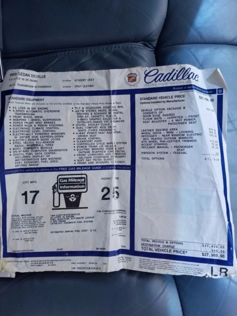 1989 Cadillac DeVille - photo 11