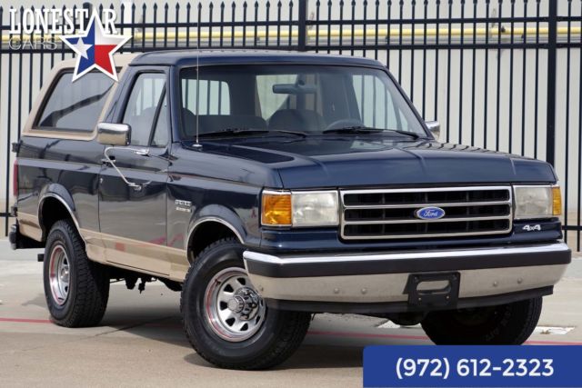 1989 Green Eddie Bauer 4x4 Clean Carfax Original! 1989 Ford Bronco Eddie Bauer 4x4 Clean Carfax Original