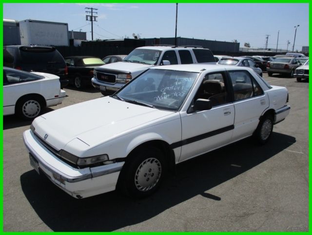 1989 Honda Accord LX Used 2L I4 12V Automatic NO RESERVE 1989 Honda Accord LX