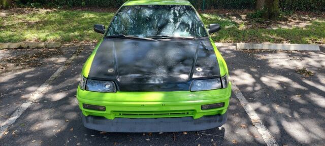 1989 Honda Civic Coupe Green FWD Automatic CRX DX 1989 Honda Civic CRX DX