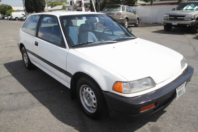 1989 Honda Civic DX Manual 4 Cylinder NO RESERVE 1989 Honda Civic DX