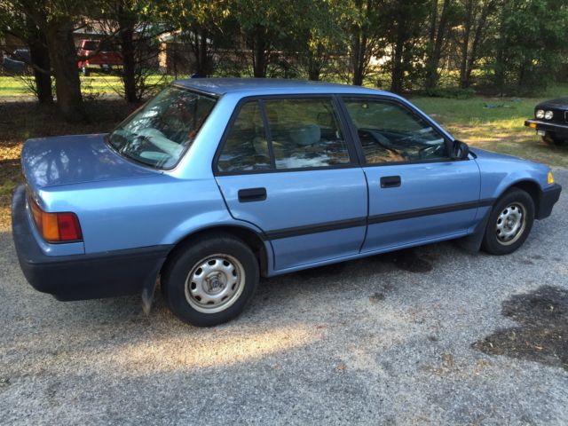 1989 Honda Civic DX Sedan 1989 Honda Civic Sedan