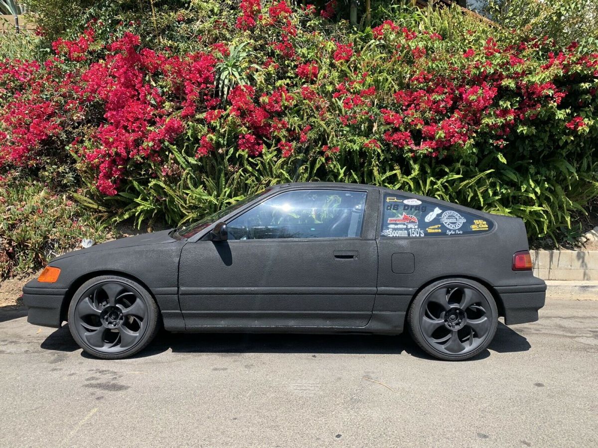 1989 Honda CRX Coupe Black FWD Manual CRX DX 1989 Honda CRX CRX DX
