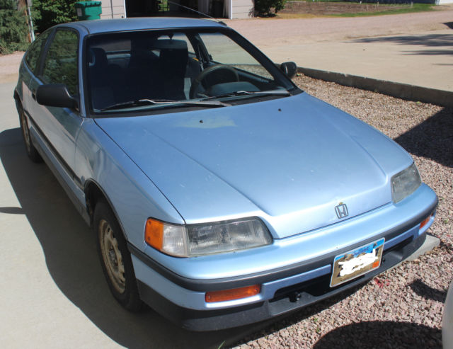1989 Honda CRX DX 1.6L for Parts / Not Currently Running / Clear Title 1989 Honda CRX DX