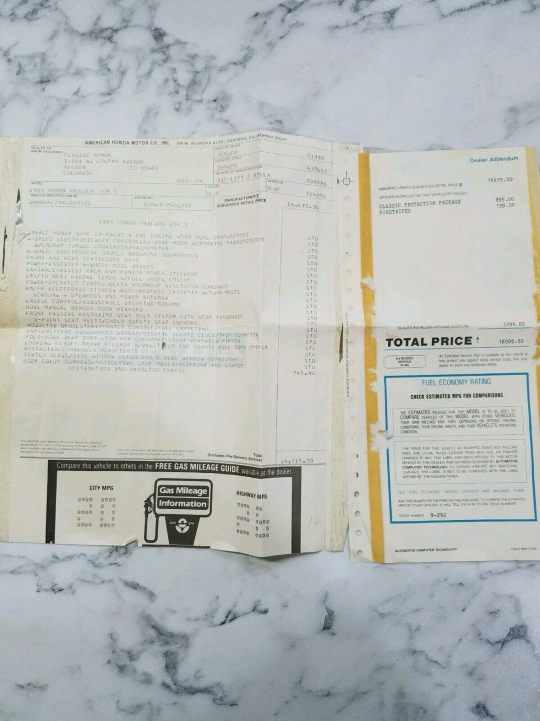 1989 Honda Prelude S - photo 12