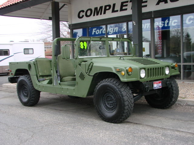 1989 Hummer H1 AM General M998 6.2 Diesel 8 Cylinder 1989 Hummer H1