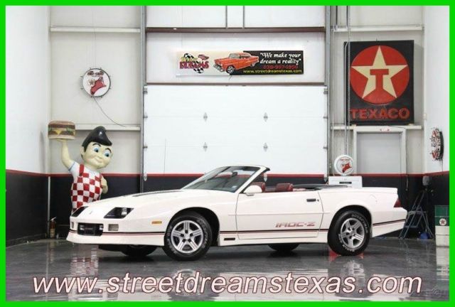 1989 IROC Z 2dr Convertible Used 5L V8 16V Automatic RWD Premium 1989 Chevrolet Camaro IROC Z 2dr Convertible