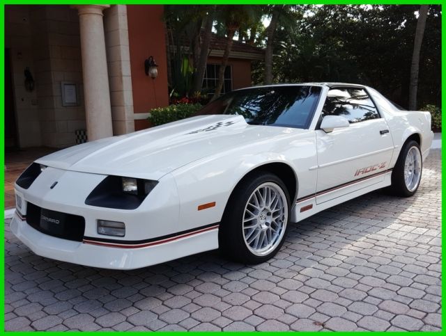 1989 IROC Z 5.7L V8 Automatic 1988 1987 Camaro T Tops White Gray 54k miles! 1989 Chevrolet Camaro IROC Z