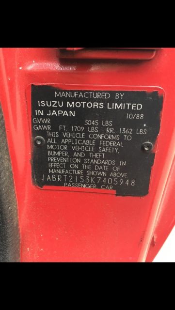 1989 Isuzu Other RS - photo 4