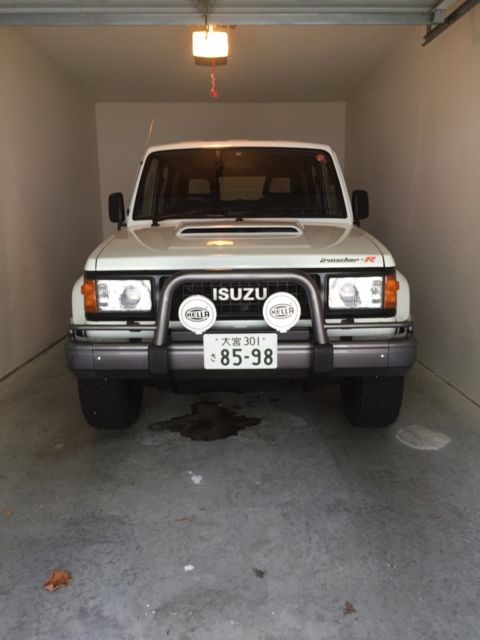 1989 Isuzu Irmscher R trooper JDM RHD classic Turbo diesel 4WD lland cruiser 1989 isuzu Irmscher R