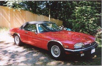 1989 Jaguar XJS Base Convertible 2-Door 5.3L Red 1989 Jaguar XJS