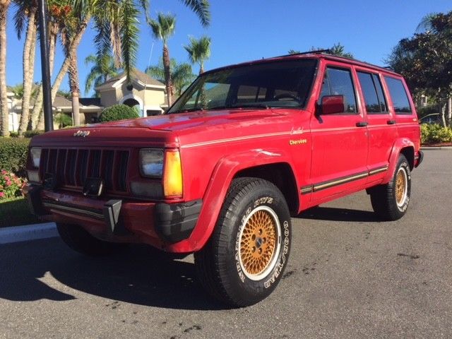 1989 Jeep Cherokee XJ Limited 4x4 4.0L 6 CYL Automatic Clean Florida NO RESERVE 1989 Jeep Cherokee Limited