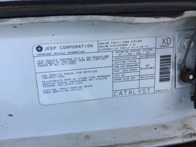 1989 Jeep Comanche Basic - photo 13