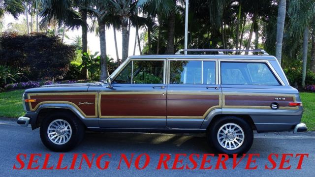 1989 JEEP GRAND WAGONEEER 4X4 EXCELLENT CONDITION INSIDE AN OUT NO RESERVE SET 1989 Jeep Wagoneer FACTORY LEATHER