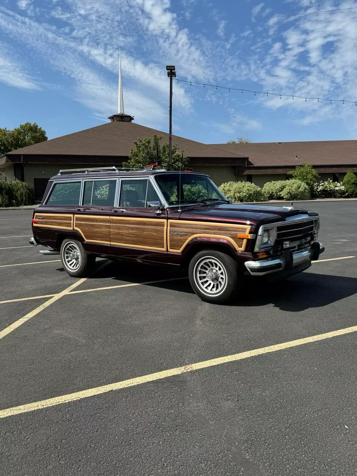 1989 Jeep Grand Wagoneer SUV Red 1989 Jeep Wagoneer