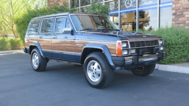 1989 Jeep Wagoneer Limited 4dr Wagon 4WD 80246 Miles Blue 4.0L A 1989 Jeep Wagoneer 4dr Wagon 4WD