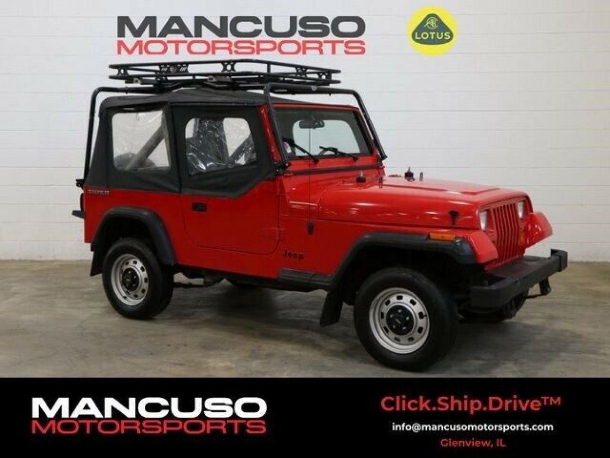 1989 Jeep Wrangler 2 Dr S 67970 Miles Red 2.5L 4-Cylinder Manual 1989 Jeep Wrangler 2 Dr S