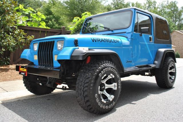 1989 Jeep Wrangler Islander V8 Conversion 0 Miles Blue 2d SUV 4wd 6 5 Speed 1989 Jeep Wrangler Islander V8 Conversion